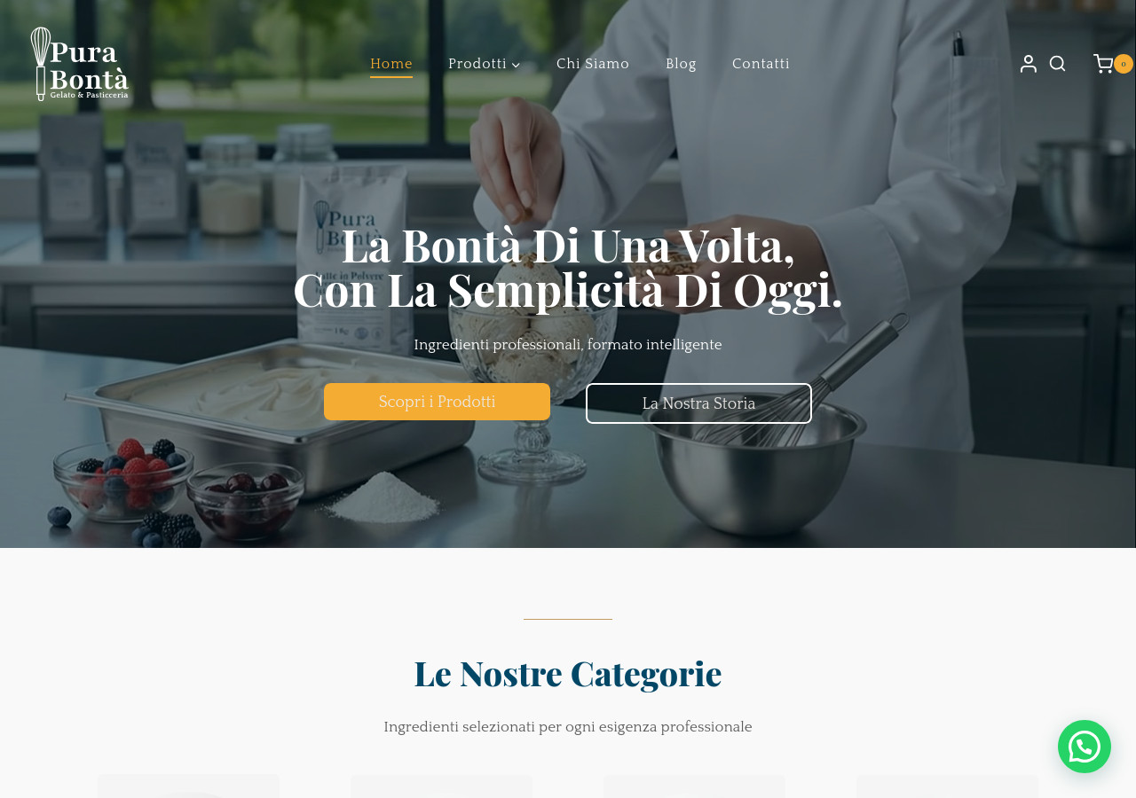 Pura Bontà - E-commerce